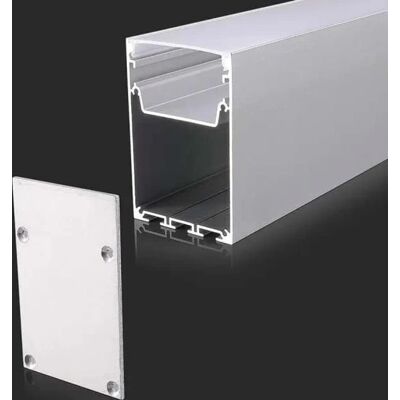 Profilo in alluminio bianco V-TAC - Montaggio a soffitto 2m - IP20 Profilo in alluminio bianco V-TAC - Montaggio a soffitto 2m - IP20