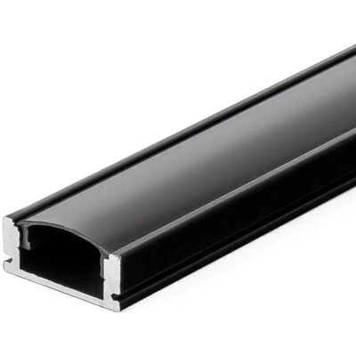Profilo LED in alluminio V-TAC VT-8113 - 2m Nero - Tipo di superficie Profilo LED in alluminio V-TAC VT-8113 - 2m Nero - Tipo di superficie