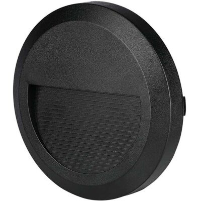 V-TAC VT-1142 - Faretto LED da parete - Rotondo, 2W, Nero, 4000K, IP65 V-TAC VT-1142 - Faretto LED da parete - Rotondo, 2W, Nero, 4000K, IP65