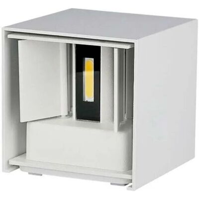 V-TAC VT-759 Weiße Satin-Wandleuchte - Verstellbarer Lichtstrahl, IP65 V-TAC VT-759 Weiße Satin-Wandleuchte - Verstellbarer Lichtstrahl, IP65