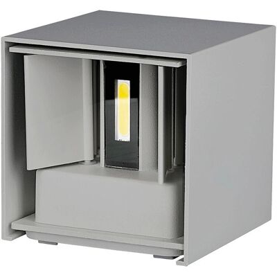 V-tac VT-759 Lampada LED da Muro - 5W - 3000K - Grigio - Lampada Quadrata V-tac VT-759 Lampada LED da Muro - 5W - 3000K - Grigio - Lampada Quadrata