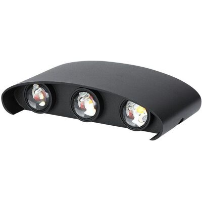 V-TAC VT-846 Wandlampe - Schwarz - 6W - 630 Lm - IP65 V-TAC VT-846 Wandlampe - Schwarz - 6W - 630 Lm - IP65