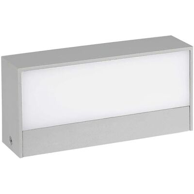 V-TAC VT-8056 Lampada da muro - LED 9W, Rettangolare, Grigia, IP65 V-TAC VT-8056 Lampada da muro - LED 9W, Rettangolare, Grigia, IP65