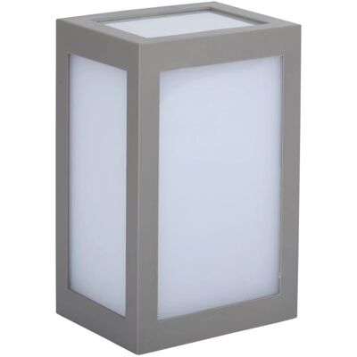 V-TAC Luz de Pared Exterior Gris 12W LED - Lámpara IP65 V-TAC Luz de Pared Exterior Gris 12W LED - Lámpara IP65
