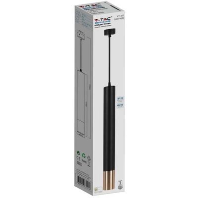 V-TAC VT-977 Lampada a sospensione - GU10 - Nero e Oro V-TAC VT-977 Lampada a sospensione - GU10 - Nero e Oro