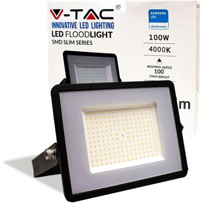 V-TAC Pro VT-100 LED Floodlight 100W - Neutral White, IP65, Samsung Chip V-TAC Pro VT-100 LED Floodlight 100W - Neutral White, IP65, Samsung Chip