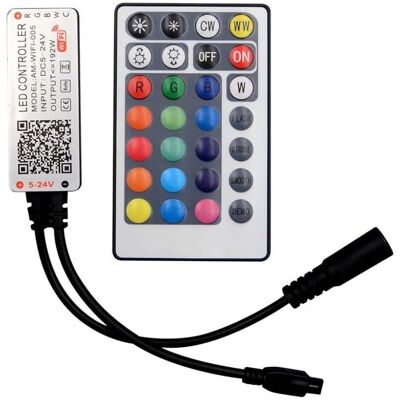 Controlador WiFi para tiras LED V-TAC VT-2429 - 3IN1 RGB Controlador WiFi para tiras LED V-TAC VT-2429 - 3IN1 RGB