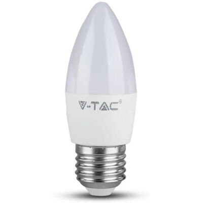 V-Tac 4,5W LED Candela - E27, Bianco caldo, 180°, 20.000h V-Tac 4,5W LED Candela - E27, Bianco caldo, 180°, 20.000h