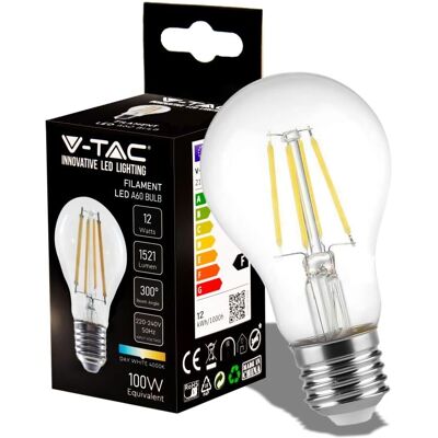 V-TAC VT-2133 Lampadina LED - Bianco naturale - 125lm/W - E27 - 12W - Interni/Esterni V-TAC VT-2133 Lampadina LED - Bianco naturale - 125lm/W - E27 - 12W - Interni/Esterni