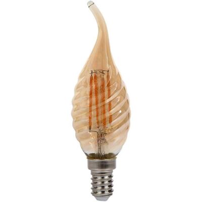 V-TAC VT-1947 Lampadina LED Vento di Vetro Ambra - 4W E14 2200K V-TAC VT-1947 Lampadina LED Vento di Vetro Ambra - 4W E14 2200K