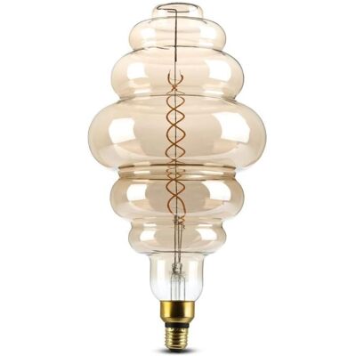 V-TAC VT-2188D Amber dimmbare Vintage LED-Lampe - 8W E27 V-TAC VT-2188D Amber dimmbare Vintage LED-Lampe - 8W E27
