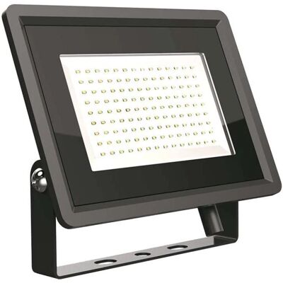 V-TAC VT-49104 Zwarte LED Floodlight - 100W, 4000K, 8700lm - Buiten V-TAC VT-49104 Zwarte LED Floodlight - 100W, 4000K, 8700lm - Buiten