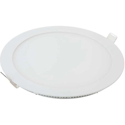 V-Tac 12W Panneau LED encastré - Trou : Ø15,5cm, Taille : Ø17cm, 230V - Non Dimmable - Chaud V-Tac 12W Panneau LED encastré - Trou : Ø15,5cm, Taille : Ø17cm, 230V - Non Dimmable - Chaud
