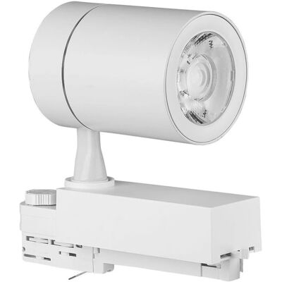 V-TAC Blanco 35W 10° Proyector LED para carril V-TAC Blanco 35W 10° Proyector LED para carril