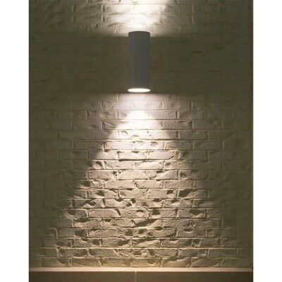 V-tac VT-11015 Faro da parete esterno - GU10 - Alluminio - Bianco - IP44 V-tac VT-11015 Faro da parete esterno - GU10 - Alluminio - Bianco - IP44