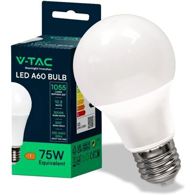 V-TAC VT-2112-N Lampadina LED 10.5W A60 Bianco Caldo - Lampadina LED V-TAC VT-2112-N Lampadina LED 10.5W A60 Bianco Caldo - Lampadina LED