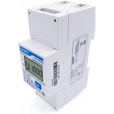 Medidor de Energía Bidireccional Monofásico CHINT DDSU666 - 230V, 80A, Montaje en riel DIN Medidor de Energía Bidireccional Monofásico CHINT DDSU666 - 230V, 80A, Montaje en riel DIN