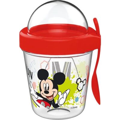 Tazza Mickey Disney con Cucchiaio e Coperchio - 350ml Tazza Mickey Disney con Cucchiaio e Coperchio - 350ml
