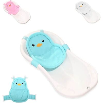 Lorelli Baby Penguin Badewannennetz mit Clips - Blau Lorelli Baby Penguin Badewannennetz mit Clips - Blau