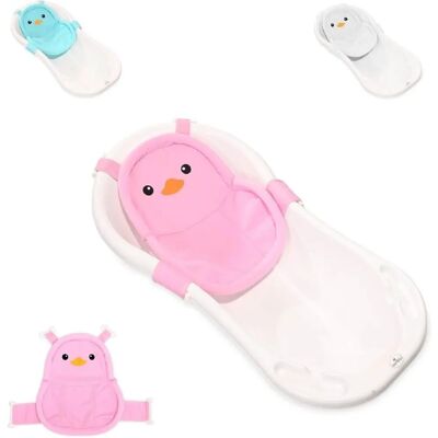 Lorelli Baby Penguin Baby Badewannenetz - Pink - Sicherheit, Weiches Material, Passend für 84-100cm Lorelli Baby Penguin Baby Badewannenetz - Pink - Sicherheit, Weiches Material, Passend für 84-100cm
