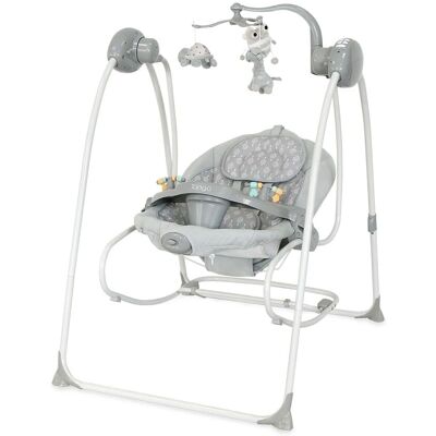 Lorelli Baby Rocker Tango 2 in 1 - Fernbedienung, MP3, Timer, Hellgrau Lorelli Baby Rocker Tango 2 in 1 - Fernbedienung, MP3, Timer, Hellgrau