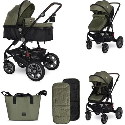 Lorelli Lora Kinderwagen - Wendbarer Sitz & Gummiräder Lorelli Lora Kinderwagen - Wendbarer Sitz & Gummiräder