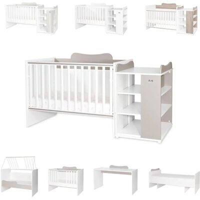 Lorelli Modular Babybett - 5 Konfigurationen - Sicherheit & Vielseitigkeit Lorelli Modular Babybett - 5 Konfigurationen - Sicherheit & Vielseitigkeit