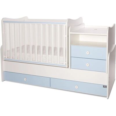 Lorelli Babyblau 3-in-1 Umwandelbares Kinderbett Lorelli Babyblau 3-in-1 Umwandelbares Kinderbett
