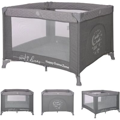 Lorelli Sunny Reisegitter - Faltbar, Seitenausgang, Matratze, Grau Lorelli Sunny Reisegitter - Faltbar, Seitenausgang, Matratze, Grau