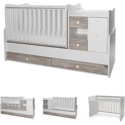 Lorelli Weiß/Artwood Mini Max Babybett - Babybett Lorelli Weiß/Artwood Mini Max Babybett - Babybett