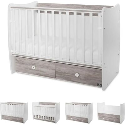 LORELLI Matrix Babybett mit 2 Schubladen - Babybett LORELLI Matrix Babybett mit 2 Schubladen - Babybett