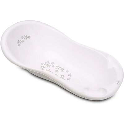 Lorelli Baby Badewanne 100 cm - Antirutsch, Wasserablauf, Stauraum Lorelli Baby Badewanne 100 cm - Antirutsch, Wasserablauf, Stauraum