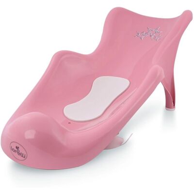 Lorelli Babyausziehliege - Baby Badewanneneinlage ab Geburt - Pinke Sterne Lorelli Babyausziehliege - Baby Badewanneneinlage ab Geburt - Pinke Sterne