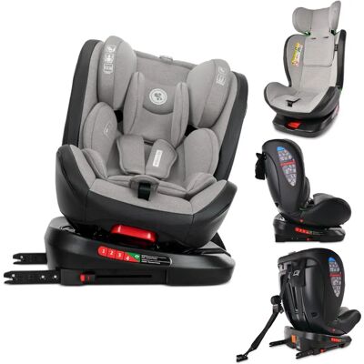 Lorelli Nebula Kindersitz - 360° Drehbar, Verstellbar, Grau Lorelli Nebula Kindersitz - 360° Drehbar, Verstellbar, Grau