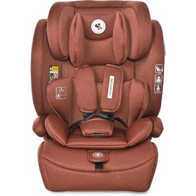 Lorelli Kindersitz Adventure - Verstellbarer Kopfstütze, 76-150 cm, Braun Lorelli Kindersitz Adventure - Verstellbarer Kopfstütze, 76-150 cm, Braun