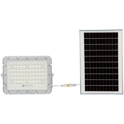 V-tac VT-120W LED Solcelle-lyskaster - Hvid - 6400K - 12000mAh V-tac VT-120W LED Solcelle-lyskaster - Hvid - 6400K - 12000mAh