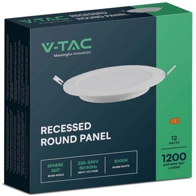 V-TAC VT-61012 Mini LED Panel 12W Warmweiß 3000K - 7861 V-TAC VT-61012 Mini LED Panel 12W Warmweiß 3000K - 7861