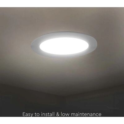 V-TAC VT-61012 LED Panel - 12W Weiß - Rund Einbau V-TAC VT-61012 LED Panel - 12W Weiß - Rund Einbau
