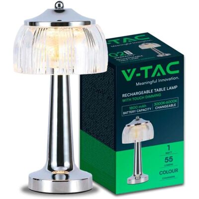 V-TAC VT-1048 LED Tischlampe - Verstellbare Farbtemperatur - Silber V-TAC VT-1048 LED Tischlampe - Verstellbare Farbtemperatur - Silber