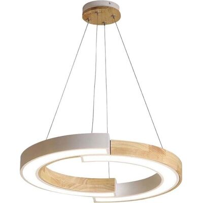 V-TAC Lampada da Soffitto in Legno e Bianco - 32W 4000lm 3000K V-TAC Lampada da Soffitto in Legno e Bianco - 32W 4000lm 3000K