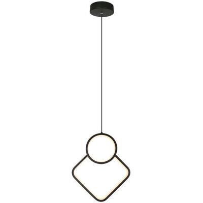 V-TAC Nero 12W Lampadario LED Sospensione Moderna V-TAC Nero 12W Lampadario LED Sospensione Moderna