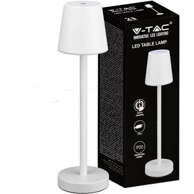 V-TAC Wiederaufladbare USB-C LED Tischlampe 180° Dimmbar 4000K V-TAC Wiederaufladbare USB-C LED Tischlampe 180° Dimmbar 4000K