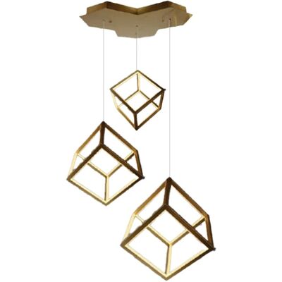 V-TAC VT-7920 Lampada a sospensione moderna - 3 Cubi - 46W - 4900Lm V-TAC VT-7920 Lampada a sospensione moderna - 3 Cubi - 46W - 4900Lm