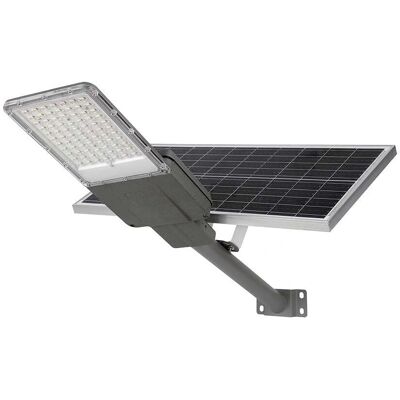 V-Tac VT-15200ST Lampione stradale - Pannello solare 60W, Grigio, 4000K V-Tac VT-15200ST Lampione stradale - Pannello solare 60W, Grigio, 4000K