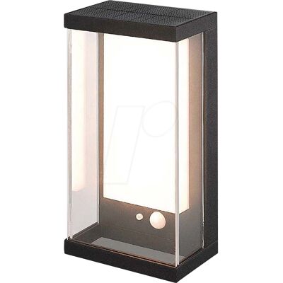 V-Tac VT-1193-B Lampada Solare da Parete PIR 3000K IP54 V-Tac VT-1193-B Lampada Solare da Parete PIR 3000K IP54