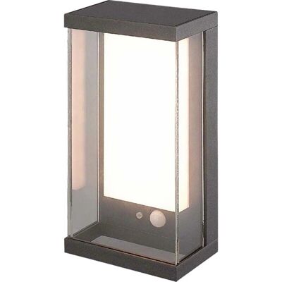 V-TAC VT-1193-G Lampada Solare da Parete - PIR 1W Grigia V-TAC VT-1193-G Lampada Solare da Parete - PIR 1W Grigia