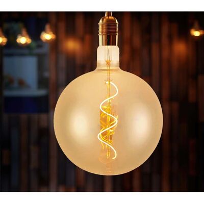 V-TAC VT-2270 Lampadina LED 4W G200 Spirale Ambra E27 - Lampadina LED V-TAC VT-2270 Lampadina LED 4W G200 Spirale Ambra E27 - Lampadina LED