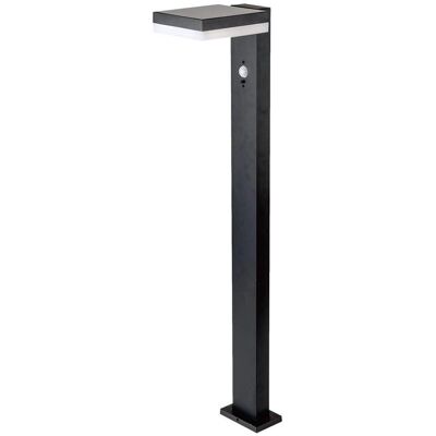 V-TAC Luce Solare da Giardino - 5,5W Nero Sensore PIR Quadrato V-TAC Luce Solare da Giardino - 5,5W Nero Sensore PIR Quadrato