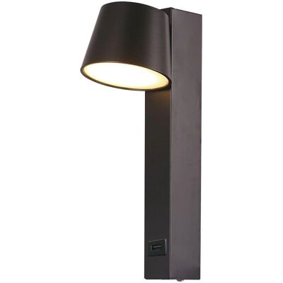 V-Tac 8W LED-Wandleuchte - Zylindrisch, Verstellbar, USB V-Tac 8W LED-Wandleuchte - Zylindrisch, Verstellbar, USB