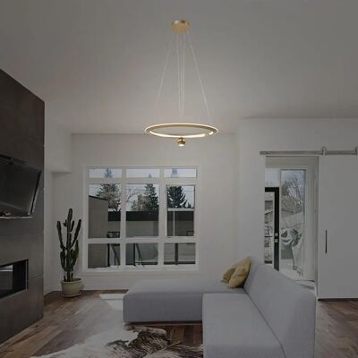 V-TAC VT-10126 Designer Deckenlampe - Gold - 45W - 5500 Lumen V-TAC VT-10126 Designer Deckenlampe - Gold - 45W - 5500 Lumen